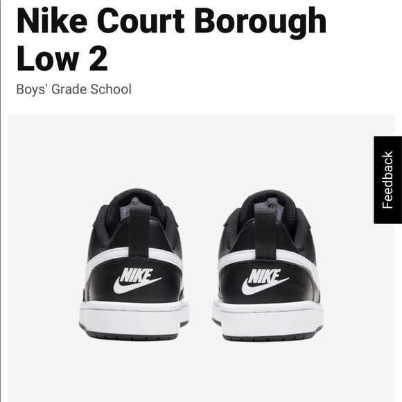 Nike Court Borough Low 2 Boys Youth Size 7 - Picture 5 of 15